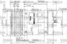 Compresor, climatizare - VALEO 815882 foto