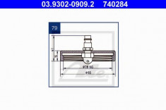 Stut aerisire - ATE 03.9302-0909.2 foto