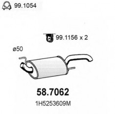 Toba esapament finala VW JETTA III 1.9 D - ASSO 58.7062 foto