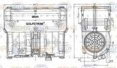 evaporator,aer conditionat - HELLA 9MX 351 314-161 foto