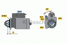 starter RENAULT MEGANE I 1.6 e - BOSCH 0 986 016 400 foto