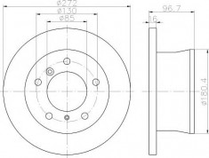 Disc frana - TEXTAR 92137600 foto