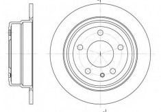 Disc frana BMW 5 limuzina 518 - ROADHOUSE 6308.00 foto