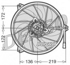 Ventilator, radiator - DENSO DER21008 foto