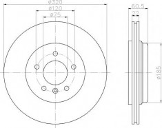 Disc frana - TEXTAR 92107000 foto