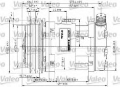 Compresor, climatizare - VALEO 815864 foto