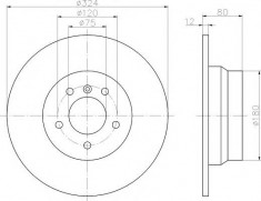 Disc frana - TEXTAR 92107400 foto