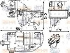 Vas de expansiune, racire MERCEDES-BENZ CITARO Citaro N - HELLA 8MA 376 756-721 foto