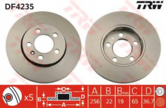 Disc frana - TRW DF4235 foto