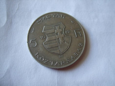 M. 5 forint 1947 Ungaria foto