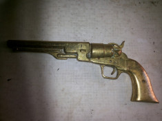 Pistol vechi,englezesc,din bronz ,&amp;quot;Colt 45&amp;quot;,pentru panoplie foto