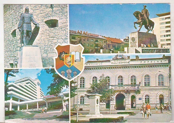 bnk cp Cluj Napoca - Vedere - necirculata - marca fixa