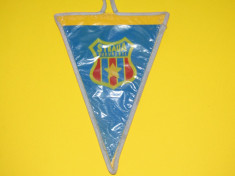 Fanion fotbal STEAUA BUCURESTI (dimensiuni 17x12 cm-vinil) foto