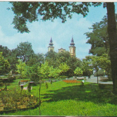 bnk cp Oradea - Vedere din parcul Petofi - circulata - marca fixa