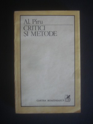 AL. PIRU - CRITICI SI METODE foto