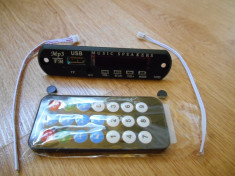 Modul MP3 player FM USB/ MICRO-SD AUX afisaj 6-18V foto