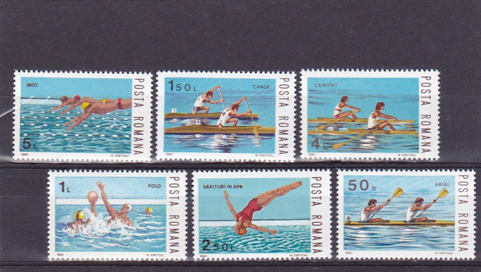 Sporturi nautice ,nr lista 1081, Romania .