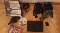 Consola Sony PLay Station 2 (PS2) + 4 controllere + 14 jocuri foto