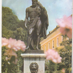 bnk cp Baile Herculane - Statuia lui Hercules - necirculata