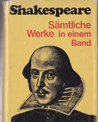 SHAKESPEARE - SAMTLICHE WERKE IN EINEM BAND ( IN GERMANA ) foto