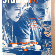 "STUDIO 100. Cahier d'exercices + CD. Niveau 1", Christian Lavenne s.a., 2001