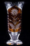 Vaza din cristal (5) , h x di : 15 x 7 cm