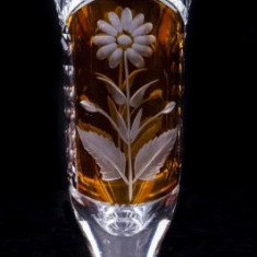 Vaza din cristal (5) , h x di : 15 x 7 cm