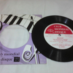 DISC VINIL CLUB MONDIAL DISQUE MOZART RARITATE!!!CMD 171 STARE EXCELENTA