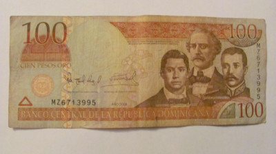 CY - 100 pesos 2006 Republica Dominicana foto