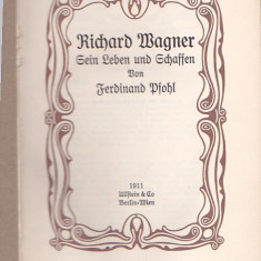 FERDINAND UFOHL - RICHARD WAGNER ( 1911 ) ( IN GERMANA - GOTICA )