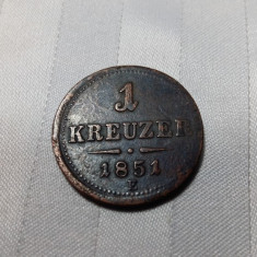 1 KREUZER 1851 E - STARE BUNA