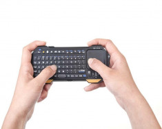 Mini Tastatura Iluminata Wireless Keyboard Bluetooth Android, iPhone iOS, PC foto