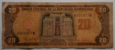 Republica Dominicana - 20 Pesos Oro 1998 foto