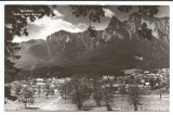 @carte postala(ilustrata)-BUSTENI-vedere din Bucegi, Circulata, Fotografie