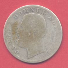 Romania - 1 leu 1870 - moneda rara! foto
