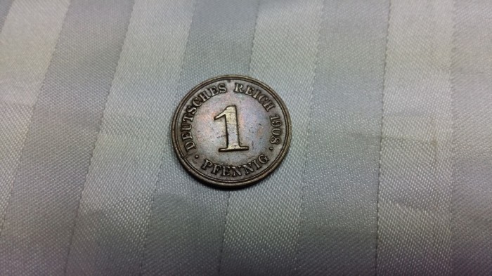 1 PFENNIG 1908 D - GERMANIA
