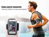 Armband husa brat / mana telefon alergat, bicicleta, sala pt iPhone 9 X 11 12 13, iPhone 6/6S, Negru