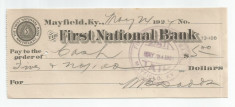 LL cec First National Bank Mayland (USA) 1924 foto