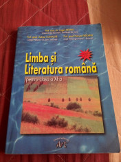 LIMBA SI LITERATURA ROMANA PENTRU CLASA A XI-A, Grup Editorial Art foto