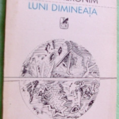 IOANA IERONIM: LUNI DIMINEATA(VERSURI 1987/dedicatie-autograf pt MIRCEA CIOBANU)