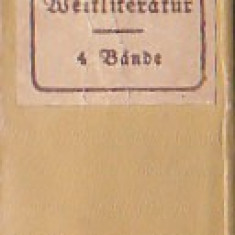 FUHRER DURCH DIE DRAMEN DER WELTLITERATUR (4 BANDE) ( IN GERMANA - GOTICA ) 1914