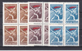 Ungaria 1959 aniversare arta MI 1578-1580 bloc de 4 MNH w35
