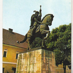 bnk cp Alba Iulia - Statuia lui Mihai Viteazul - necirculata