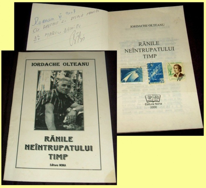 Iordache Olteanu - Ranile neintrupatului timp (2000), poezii, princeps