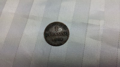 1 PFENNING 1864 BAVARIA foto