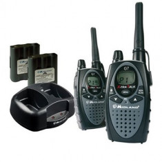 Statie radio Midland G7 XT, PMR si LPD, set 2 bucati, portabila foto