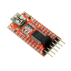 Modul FT232RL Convertor USB Serial Rosu 3.3V / 5V pt Arduino Pro Mini FTDI USB to TTL foto