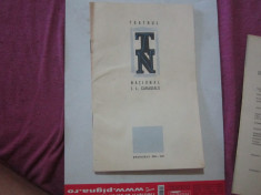 program teatru 1962 foto