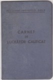 Carnet de Lucrator Calificat 1962 , Ministerul Industriei Grele 1962, Documente