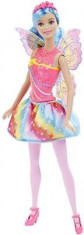 Papusa Barbie Fairy Rainbow Fashion Blue Hair foto